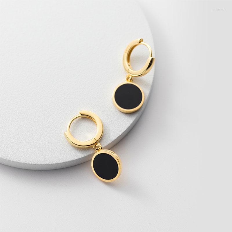 Hoop Earrings AIFENAO 925 Sterling Silver Black Round Huggie For Women Small Gold Circle Hoops Korean Fine Jewelry Girl Minimalist
Hoop Earrings AIFENAO 925 Sterling Silver Black Round Huggie For Women Small Gold Circle Hoops Korean Fine Jewelry Girl Minimalist