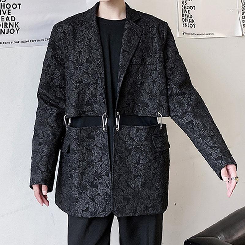 Men's Suits Blazers For Men Removable Hem Jacquard Fabric Loose Casual Suit Blazer Jacket Male Harajuku Streetwear Fashion Dress Coat, 670
Men's Suits Blazers For Men Removable Hem Jacquard Fabric Loose Casual Suit Blazer Jacket Male Harajuku Streetwear Fashion Dress Coat, 670