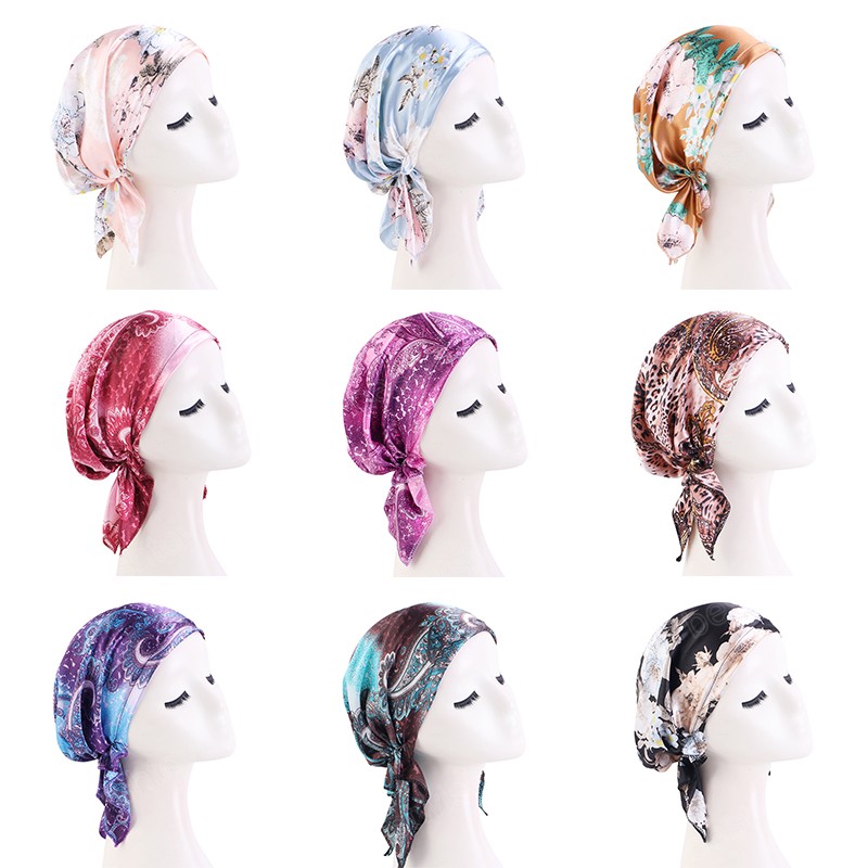 Pre-tied Women Turban Satin Paisley Pattern Muslim Headband Soft Flexib Hair Scarf Chemo Cap Leadies Head Wrap Bandana
Pre-tied Women Turban Satin Paisley Pattern Muslim Headband Soft Flexib Hair Scarf Chemo Cap Leadies Head Wrap Bandana