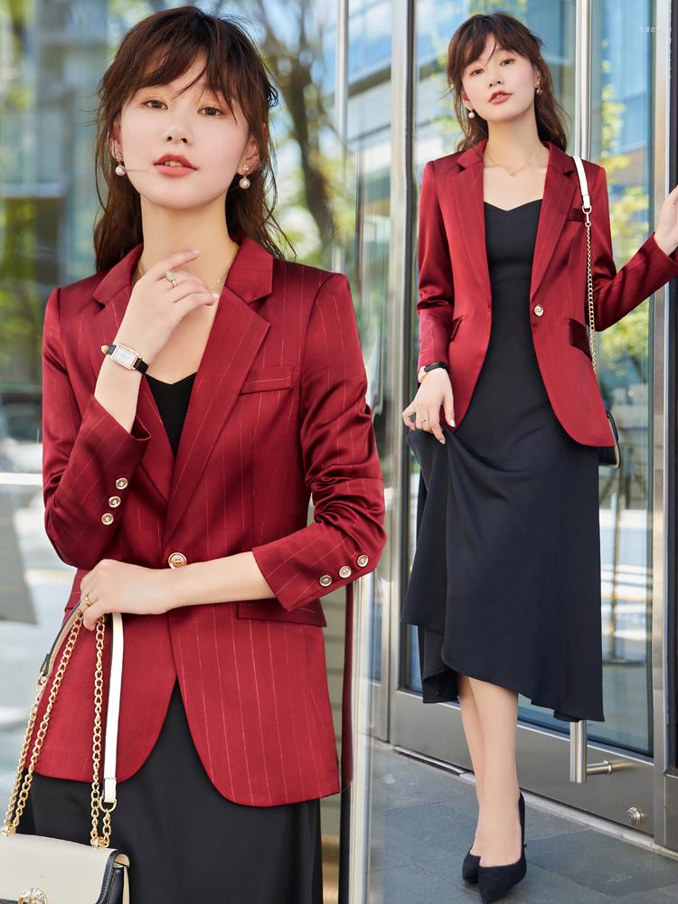 Women' Suits Spring And Autumn Blazer Women Clothing For Coats Office Lady Striped Suit Jacket Famale Jaket
Women' Suits Spring And Autumn Blazer Women Clothing For Coats Office Lady Striped Suit Jacket Famale Jaket
