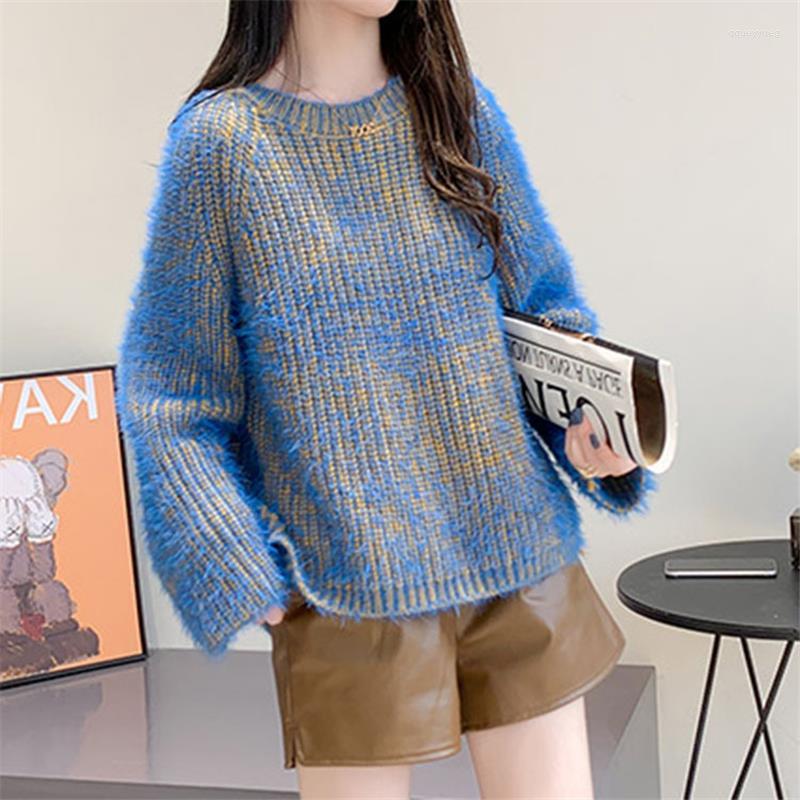 Women's Sweaters Women Knitted Sweater Knit Pullovers Sexy Women's Thick Warm Lazy Top Soft Leisure Tops Female, Blue
Women's Sweaters Women Knitted Sweater Knit Pullovers Sexy Women's Thick Warm Lazy Top Soft Leisure Tops Female, Blue