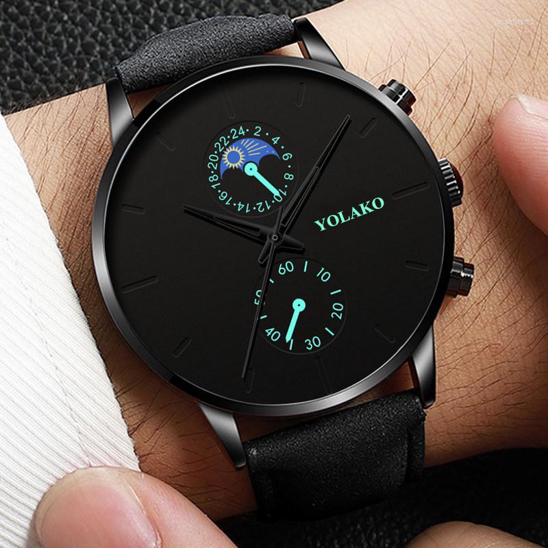 Wristwatches Watches For Men Fashion Quartz Watch Business Temperament Casual Black Leather Band Male Gift Relogio Masculino, Red
Wristwatches Watches For Men Fashion Quartz Watch Business Temperament Casual Black Leather Band Male Gift Relogio Masculino, Red