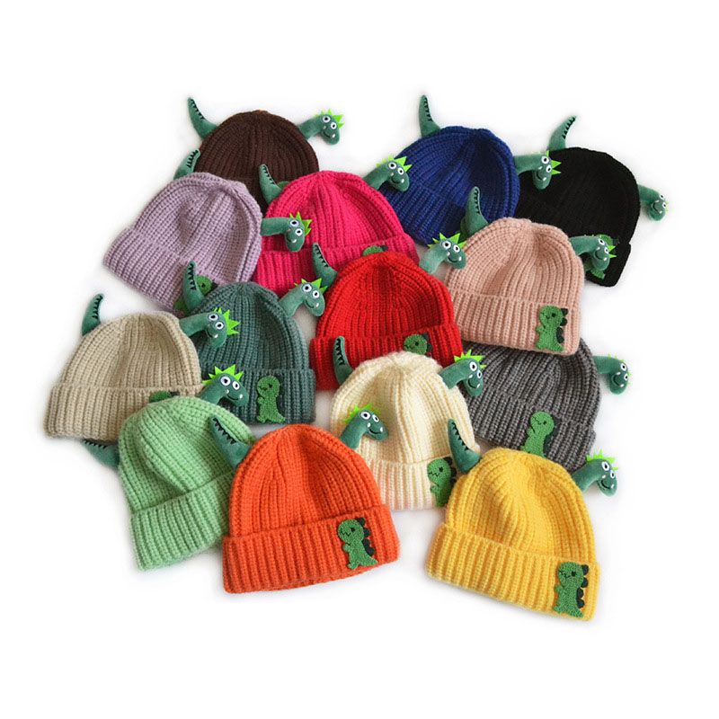Autumn Winter Baby Kids Knitted Hat For Boys Girls Candy Color Cartoon Dinasaur Caps Children Skull Beanies Warm Hats, Mixed color
Autumn Winter Baby Kids Knitted Hat For Boys Girls Candy Color Cartoon Dinasaur Caps Children Skull Beanies Warm Hats, Mixed color