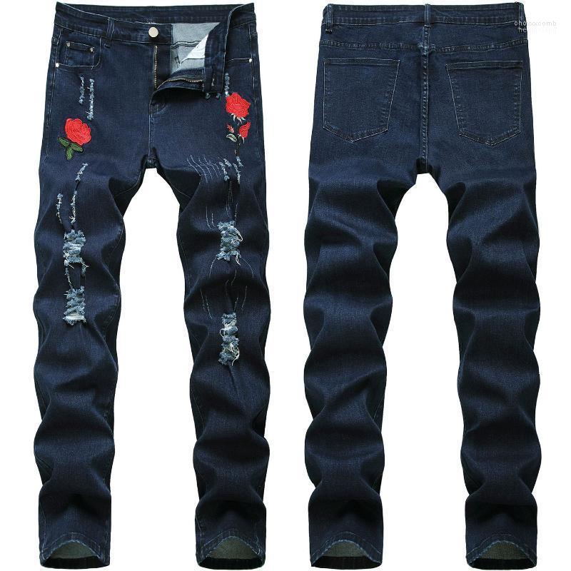 Men's Jeans Men's Arrive Slim Stretch Dark Blue High Quality Hole Ripped Street Fashion Pants Light Luxury Print Sexy Casual
Men's Jeans Men's Arrive Slim Stretch Dark Blue High Quality Hole Ripped Street Fashion Pants Light Luxury Print Sexy Casual