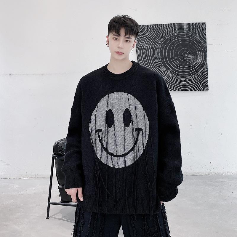 Men's Sweaters 2022 Spring Autumn Fashion Streetwear Dark Printed Sweater Men Loose Korean Style Tassels Personalized Thick, Black
Men's Sweaters 2022 Spring Autumn Fashion Streetwear Dark Printed Sweater Men Loose Korean Style Tassels Personalized Thick, Black