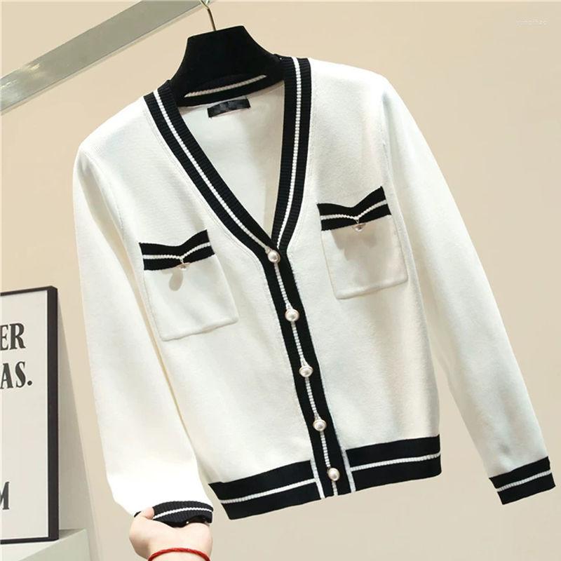 Women's Knits Long-sleeved Cardigan Women 2022 Autumn And Winter Sweater Loose Korean Single-breasted V-neck Knitted Top All-match, Black
Women's Knits Long-sleeved Cardigan Women 2022 Autumn And Winter Sweater Loose Korean Single-breasted V-neck Knitted Top All-match, Black