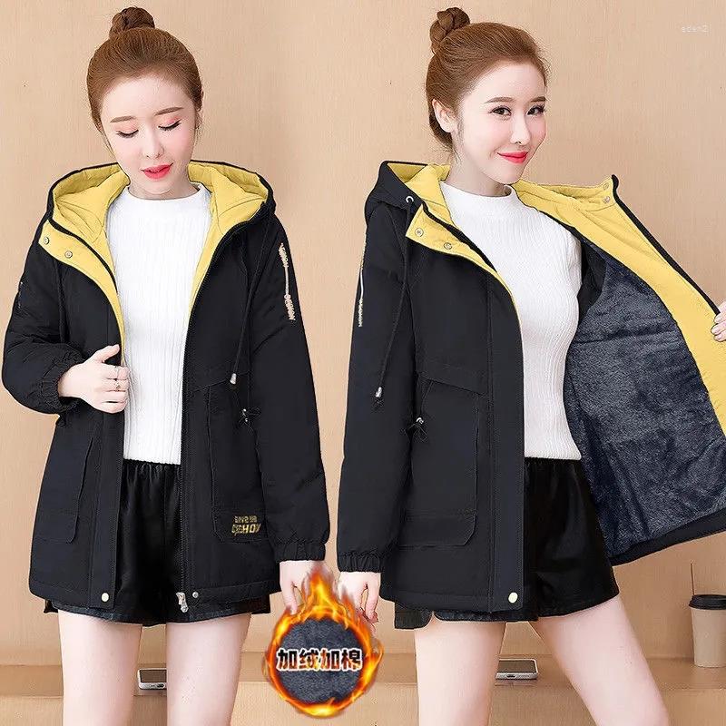 Women's Trench Coats Women's Cotton-Padded Jacket Ladies Mid-Length Autumn Winter 2022 Style Windbreaker Plus Velvet Thick Hooded Coat, Black
Women's Trench Coats Women's Cotton-Padded Jacket Ladies Mid-Length Autumn Winter 2022 Style Windbreaker Plus Velvet Thick Hooded Coat, Black