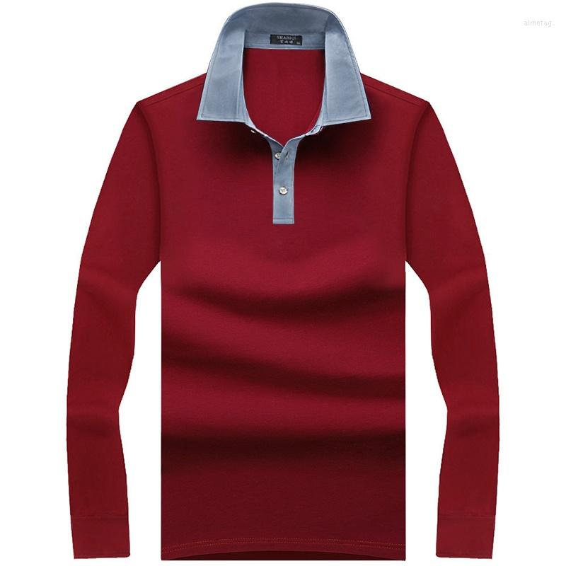 Men's Polos 2022 Long Sleeve T-shirt Autumn Middle-Aged Cotton Lapel Business Casual Bottom Shirt Solid Large Polo, Violet
Men's Polos 2022 Long Sleeve T-shirt Autumn Middle-Aged Cotton Lapel Business Casual Bottom Shirt Solid Large Polo, Violet