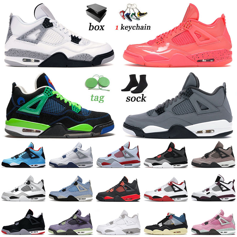 4 4s IV Men Basketball Shoes Jumpman White Cement Cool Grey Taupe Haze Black Cat Pure Money Messy Room Violet Ore Mens Women Jorda Sneakers, Separate colours
4 4s IV Men Basketball Shoes Jumpman White Cement Cool Grey Taupe Haze Black Cat Pure Money Messy Room Violet Ore Mens Women Jorda Sneakers, Separate colours