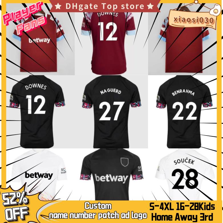 22 23 west hams soccer jerseys Football Shirt BENRAHMA LANZINI YARMOLENKO FORNALS DAWSON SOUCEK 2022-23 dhgate jersey 4XL maillot Mens Kids Kit fans player home away, 22/23 away
22 23 west hams soccer jerseys Football Shirt BENRAHMA LANZINI YARMOLENKO FORNALS DAWSON SOUCEK 2022-23 dhgate jersey 4XL maillot Mens Kids Kit fans player home away, 22/23 away