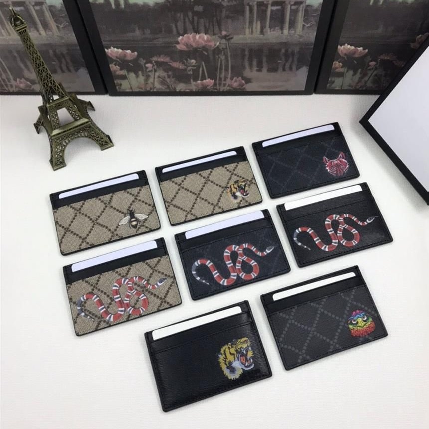 Hot Sell Designer Retro Mens Womens Card Holder PU Leather Printing Bee Tiger Snake Pattern Credit Cards Coin Purse Travel Accessories Clutch Wallet, Brown snake
Hot Sell Designer Retro Mens Womens Card Holder PU Leather Printing Bee Tiger Snake Pattern Credit Cards Coin Purse Travel Accessories Clutch Wallet, Brown snake