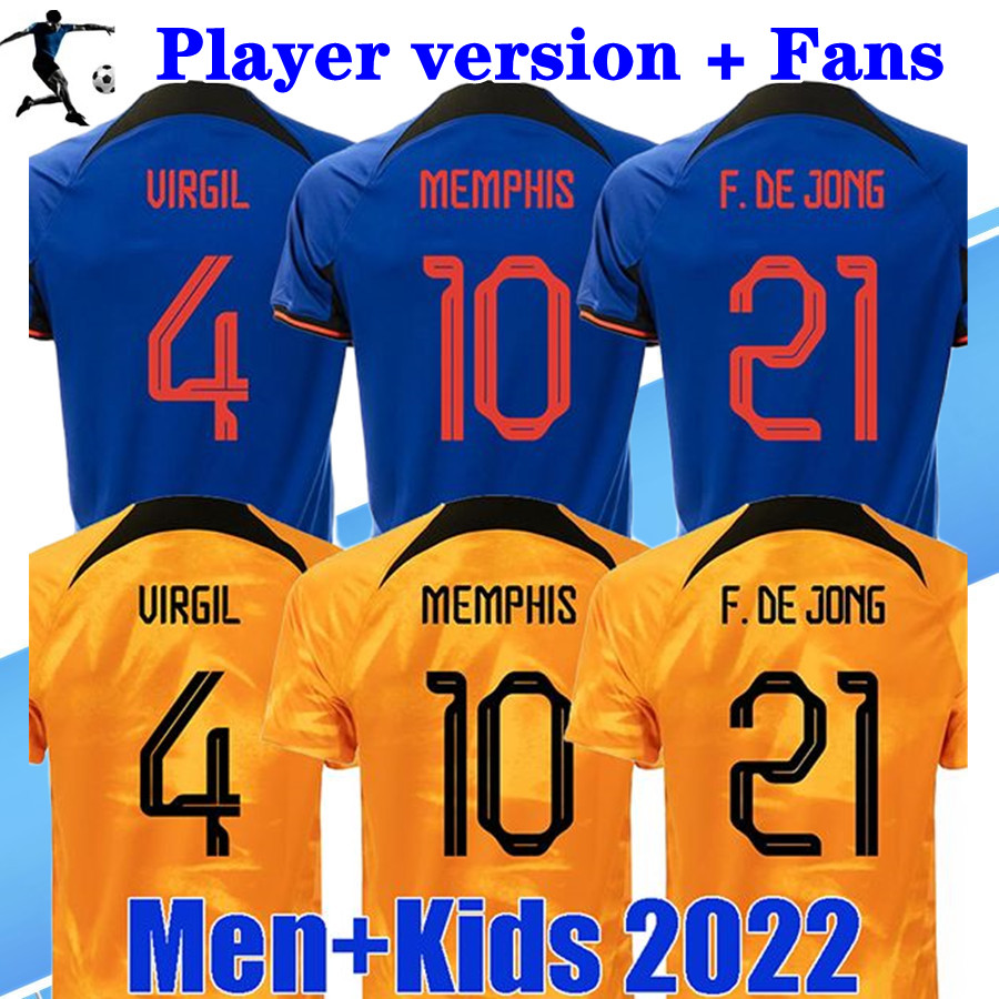 2022 2023 MEMPHIS soccer jersey DE JONG HoLlAnds DE LIGT WIJNALDUM VAN DIJK 22 23 football shirt men kids kit DUMFRIES maillot camiseta, Away+patch
2022 2023 MEMPHIS soccer jersey DE JONG HoLlAnds DE LIGT WIJNALDUM VAN DIJK 22 23 football shirt men kids kit DUMFRIES maillot camiseta, Away+patch