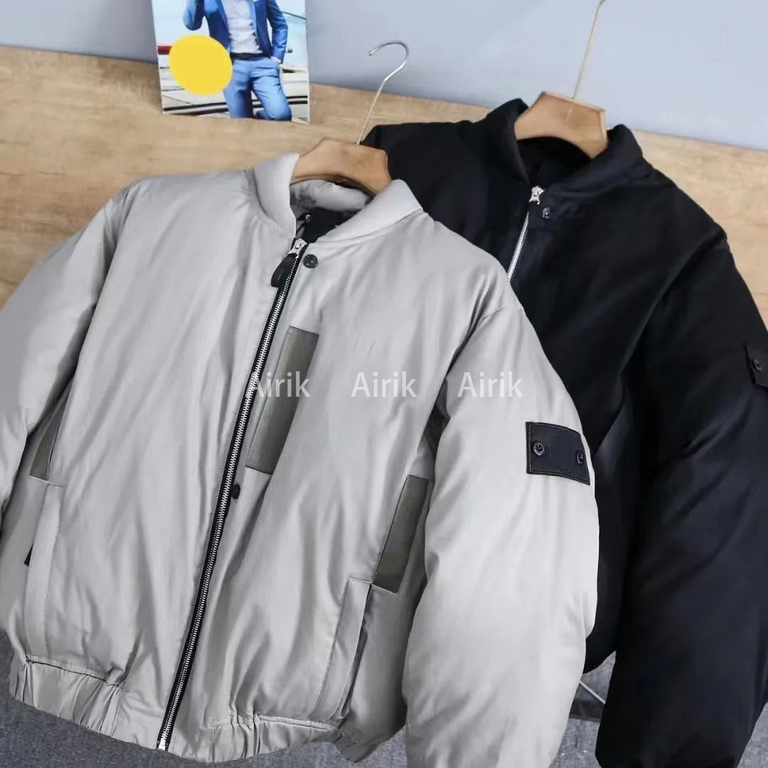 Fashion Designer Stone Down Mens Pocket Jackets Island Jacket Parkas Long Sleeve Zipper Badges Men Tshirt Casual Coat Windbreaker Embrodiery, Black
Fashion Designer Stone Down Mens Pocket Jackets Island Jacket Parkas Long Sleeve Zipper Badges Men Tshirt Casual Coat Windbreaker Embrodiery, Black