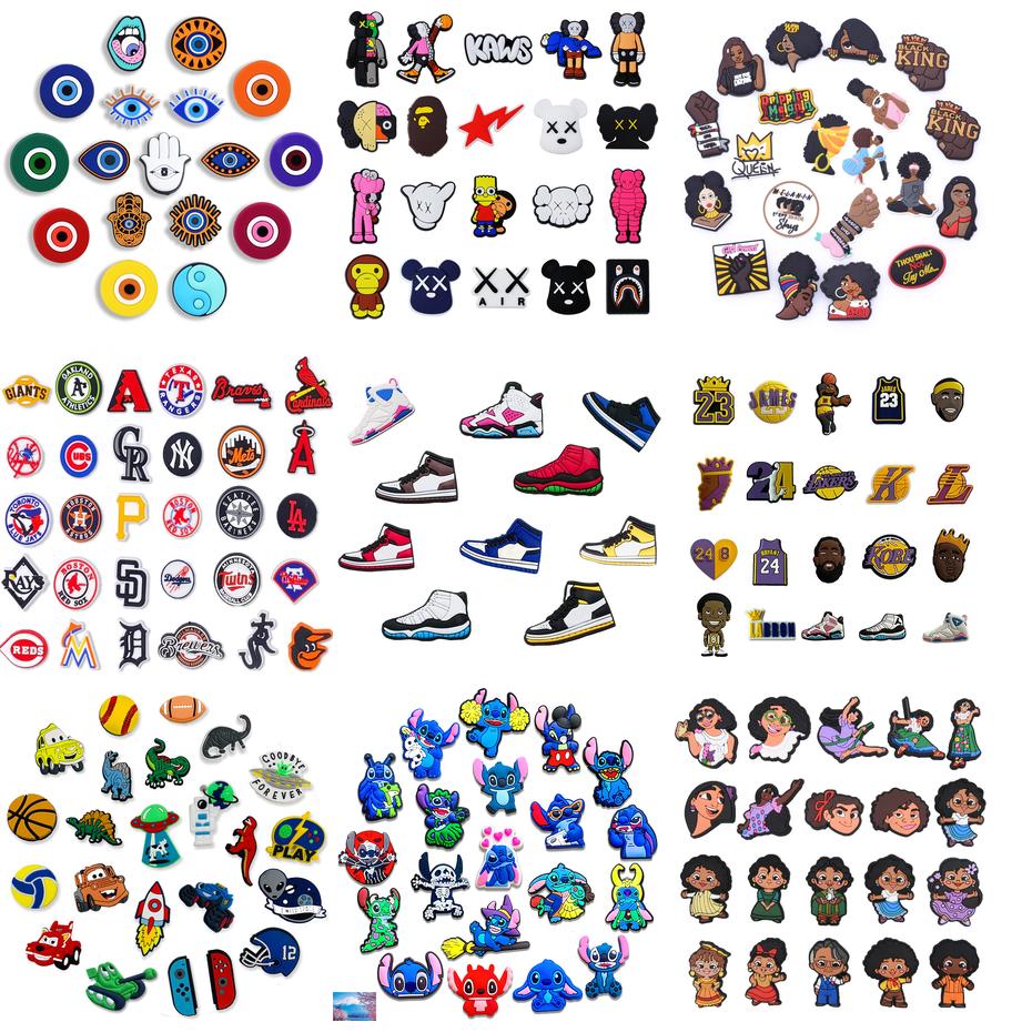 Shoe Parts Accessories Shoes Charms For Croc Cartoon Crocks Kids Cute Pvc Fits Decoration Wristband Bracelet Gifts Girls Boy Men Wom Amwd1
Shoe Parts Accessories Shoes Charms For Croc Cartoon Crocks Kids Cute Pvc Fits Decoration Wristband Bracelet Gifts Girls Boy Men Wom Amwd1