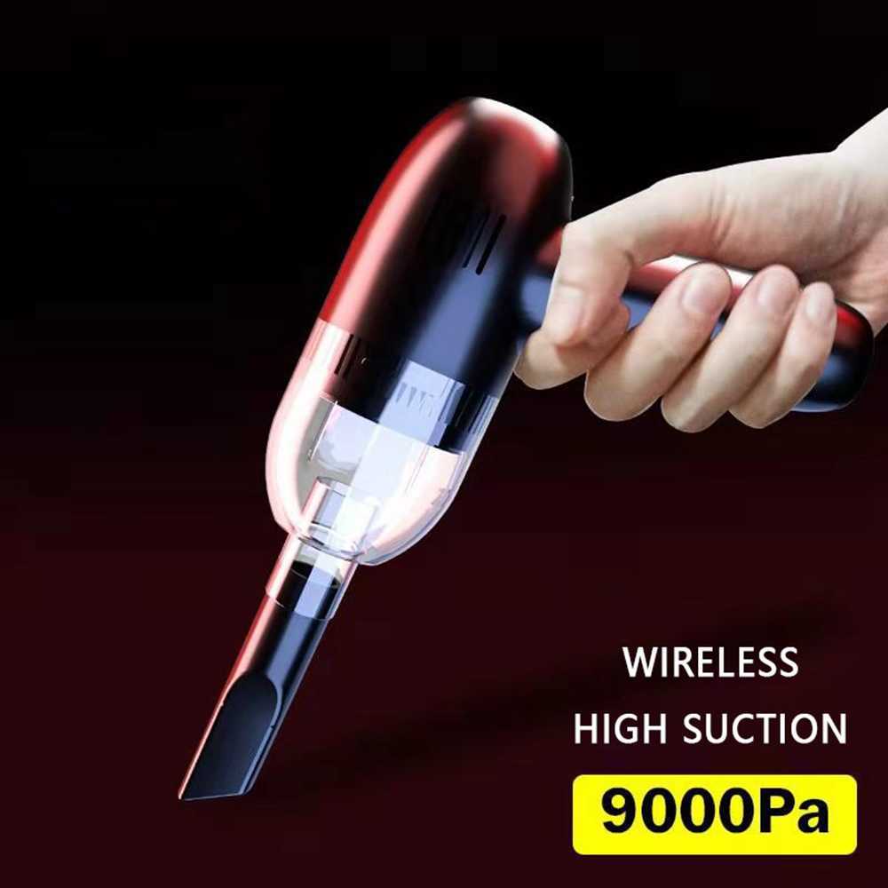 Mini Car Vacuum Handheld Portable High Power Wireless Vaccuum Cleaner for Vehicle Desktop Keyboard Household 1012