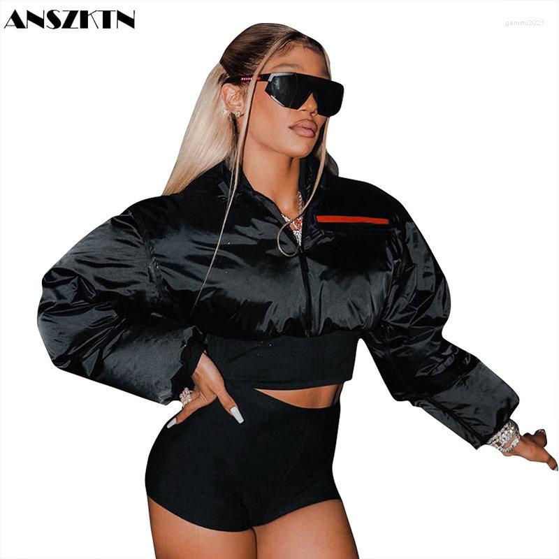 Women's Jackets ANSZKTN Autumn Winter High Quality Jacket Long Sleeve Unique Zipper Women Casual Warm Crop Puffer Coat
Women's Jackets ANSZKTN Autumn Winter High Quality Jacket Long Sleeve Unique Zipper Women Casual Warm Crop Puffer Coat