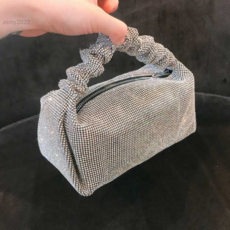 Shiny Crystal Purses and Handbag Luxury Designer Rhinestones Clutch Purse Bag for women handle Women's purse eveing, Silver
Shiny Crystal Purses and Handbag Luxury Designer Rhinestones Clutch Purse Bag for women handle Women's purse eveing, Silver