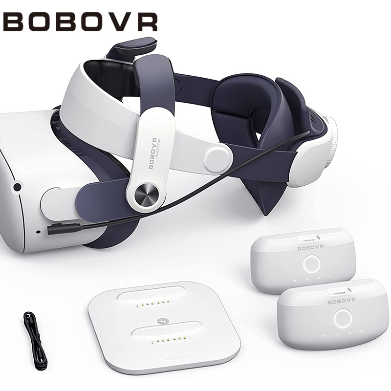 VR/AR Devices BOBOVR M2 Plus Strap BOBOVR M2 Plus Head Strap Twin Battery Combo Compatible with Meta Oculus Quest 2 221012
VR/AR Devices BOBOVR M2 Plus Strap BOBOVR M2 Plus Head Strap Twin Battery Combo Compatible with Meta Oculus Quest 2 221012