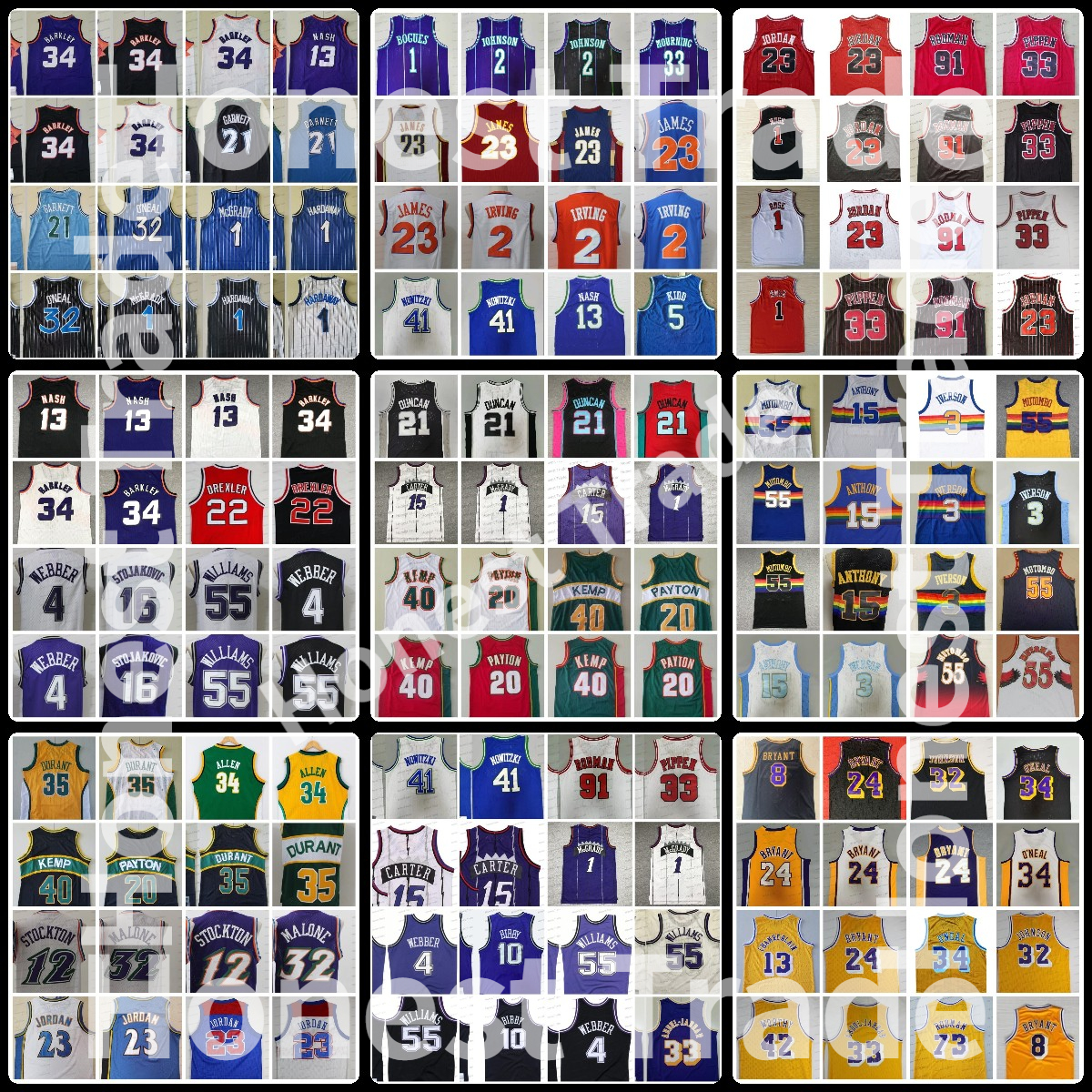 Retro Basketball Jersey Irving 1 Bogues James Johnson McGrady 32 Shaq kemp Abdul-Jabbar Gary Payton Vince Carter Mutombo Bibby Vintage Mens Stitched Jerseys Mesh, Men jersey
Retro Basketball Jersey Irving 1 Bogues James Johnson McGrady 32 Shaq kemp Abdul-Jabbar Gary Payton Vince Carter Mutombo Bibby Vintage Mens Stitched Jerseys Mesh, Men jersey