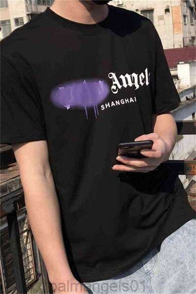 Men' T shirts T-shirt Palm Palmangel Spray Painted Alphabet Printed Round Neck Short Sleeve Loose Casual Men' Women' Trend 13, Black purple paint
Men' T shirts T-shirt Palm Palmangel Spray Painted Alphabet Printed Round Neck Short Sleeve Loose Casual Men' Women' Trend 13, Black purple paint