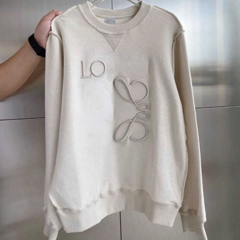 Designer sweater mens hoodie Loe Embroidery pullover coat men women Casual Loose Oversize sweatshirt black Long Sleeve tshirt 88, Black3
Designer sweater mens hoodie Loe Embroidery pullover coat men women Casual Loose Oversize sweatshirt black Long Sleeve tshirt 88, Black3