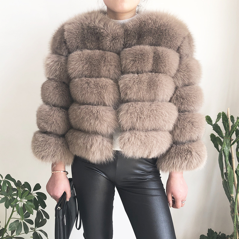 Womens fur style Imitation fox hair Short jacket female winter warms leather quality Outdoor coat Noble coats Thicken and keep warm streetwear Asian S