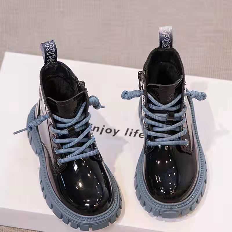 Kids Winter Boots 2024: Waterproof PU Leather Snow Sneakers for Boys Girls dh911125171