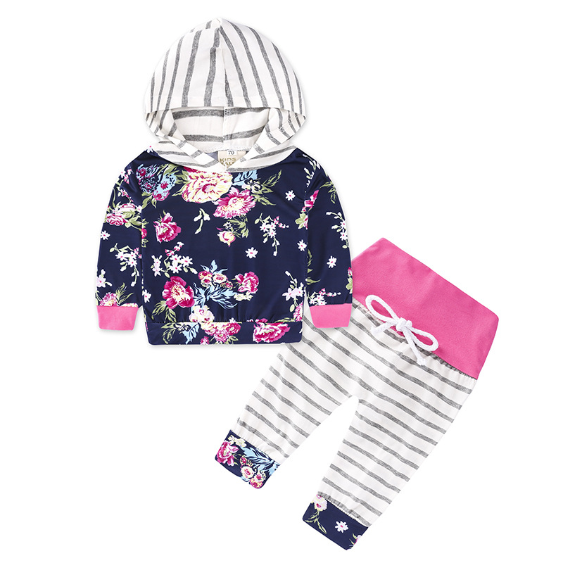 Newborn children Baby Girl Clothing Sets Floral pocket Hooded Tops Pants bebe girls cotton blend clothing Outfits Set, 03
Newborn children Baby Girl Clothing Sets Floral pocket Hooded Tops Pants bebe girls cotton blend clothing Outfits Set, 03