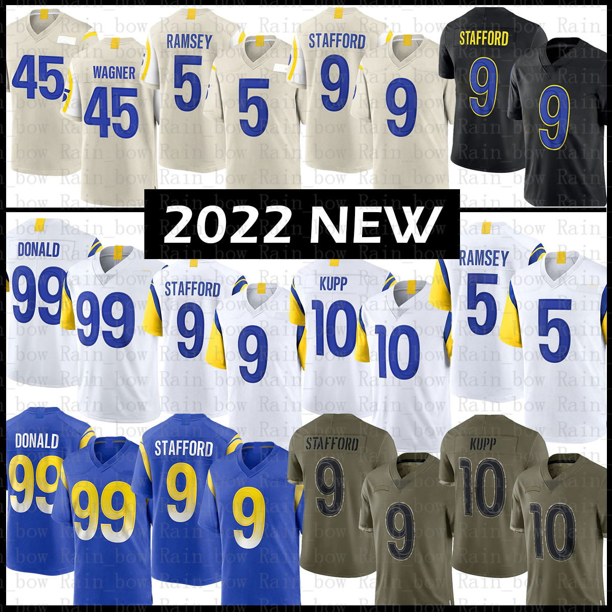 Cam Akers Football Jersey Los Angeles Rams Matthew Stafford Cooper Kupp Aaron Donald Bobby Wagner Van Jefferson Eric Dickerson Bryce Perkins Andrew Whitworth, Black
Cam Akers Football Jersey Los Angeles Rams Matthew Stafford Cooper Kupp Aaron Donald Bobby Wagner Van Jefferson Eric Dickerson Bryce Perkins Andrew Whitworth, Black
