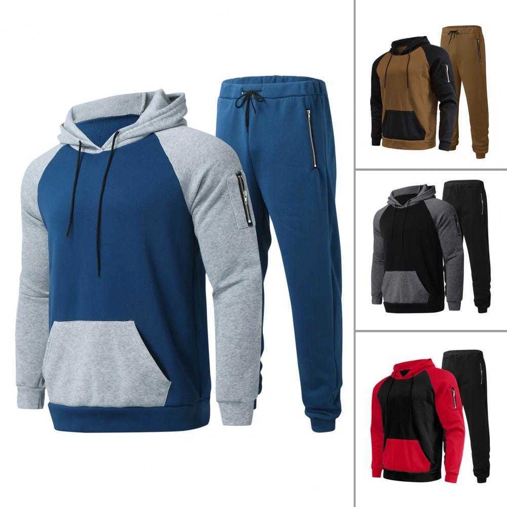 Men's Tracksuits PcsSet Winter men Suit Drawstring Sportswear Set Zipper Pocket Fleeces Lining Hoodie Long Sleeve Hood Tracksuit G221011, Red
Men's Tracksuits PcsSet Winter men Suit Drawstring Sportswear Set Zipper Pocket Fleeces Lining Hoodie Long Sleeve Hood Tracksuit G221011, Red