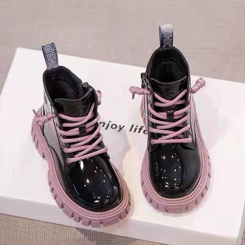 Kids Winter Boots 2024: Waterproof PU Leather Snow Sneakers for Boys Girls dh911125171