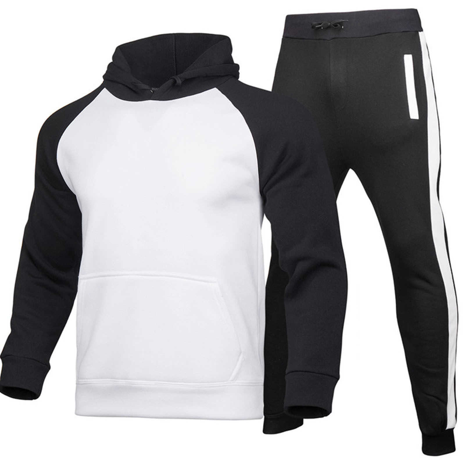 Men's Tracksuits sets Jogging Sports Suit Winter men's tracksuit Long Sleeve Comfortable Pockets Plus Velve Hoodie g G221011, As shown
Men's Tracksuits sets Jogging Sports Suit Winter men's tracksuit Long Sleeve Comfortable Pockets Plus Velve Hoodie g G221011, As shown