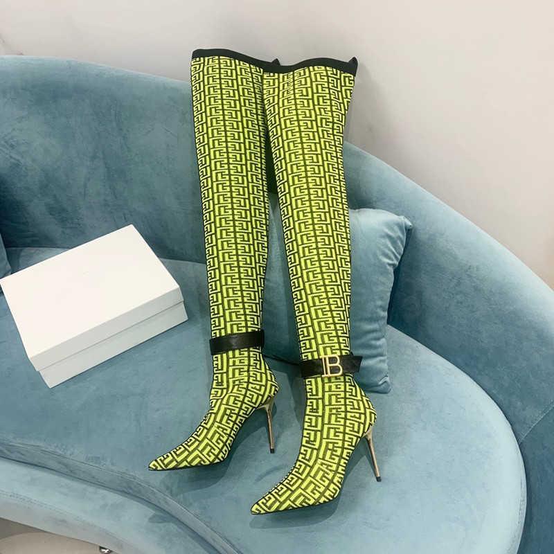 New Luxury Designer Womens High Stiletto Heel Ankle Stretchy Boot Sexy Pointed Toe Sock Style Overknee Winter Fashion Long Boots, Wht blk short
New Luxury Designer Womens High Stiletto Heel Ankle Stretchy Boot Sexy Pointed Toe Sock Style Overknee Winter Fashion Long Boots, Wht blk short