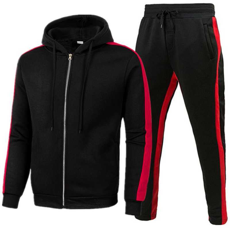 Men's Tracksuits Spring Sportswear piece Hoodie pants Sports Suit Sweater Zipper Clothing Size SXL G221011, Dark grey
Men's Tracksuits Spring Sportswear piece Hoodie pants Sports Suit Sweater Zipper Clothing Size SXL G221011, Dark grey