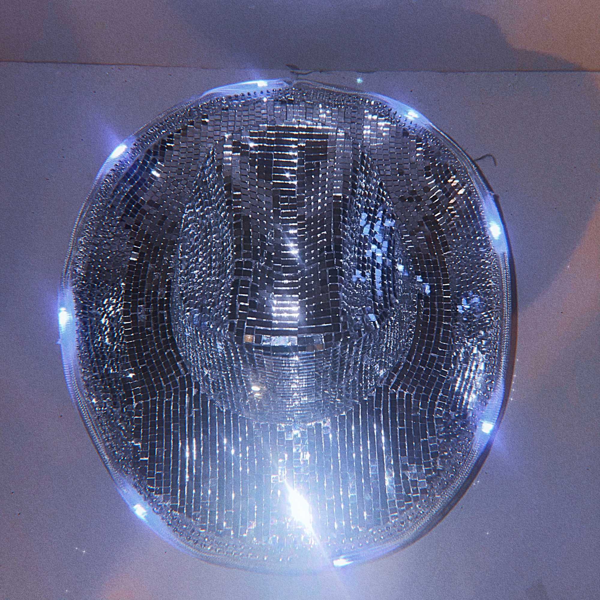 Party Hats New Fashion ic Disco Ball Cowboy Festival Glass Glitter Cap Mirror For DJ Club Stage Bar Dance L2210129041899