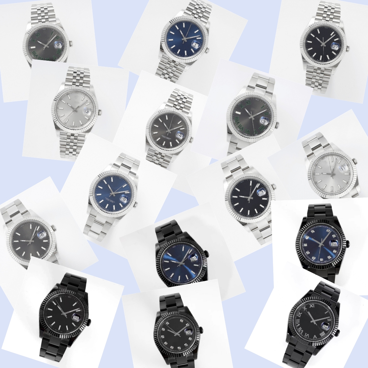 VR Montre de luxe luxury watch men watches 41mm 3235 automatic machine movement 904L steel case Oyster constant motion log type Wristwatches waterproof, As picture
VR Montre de luxe luxury watch men watches 41mm 3235 automatic machine movement 904L steel case Oyster constant motion log type Wristwatches waterproof, As picture