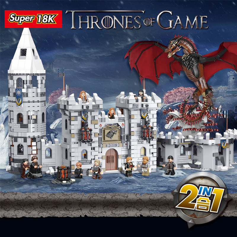 Blocks K89 K90 K101 Drama Winterfell Castle dragon MOC-39717 Figures Model Building Blocks Bricks Diy Toys T220905
Blocks K89 K90 K101 Drama Winterfell Castle dragon MOC-39717 Figures Model Building Blocks Bricks Diy Toys T220905
