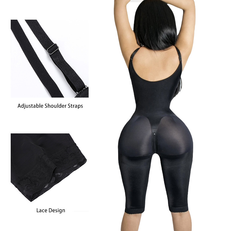 Waist Tummy Shaper Fajas Colombianas Originale High Compression Slimming Control Belly Garments Front Closure Buttocks Butt Lifter 221011
