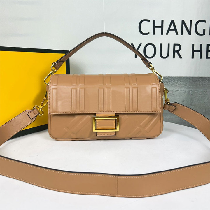 Baguette Bag Shoulder Crossbody Purse Lady Totes Handbag Embossed Letter Printing Genuine Leather Metal Clasp Inside Pocket Detachable Strap Messenger Bags, Just box
Baguette Bag Shoulder Crossbody Purse Lady Totes Handbag Embossed Letter Printing Genuine Leather Metal Clasp Inside Pocket Detachable Strap Messenger Bags, Just box