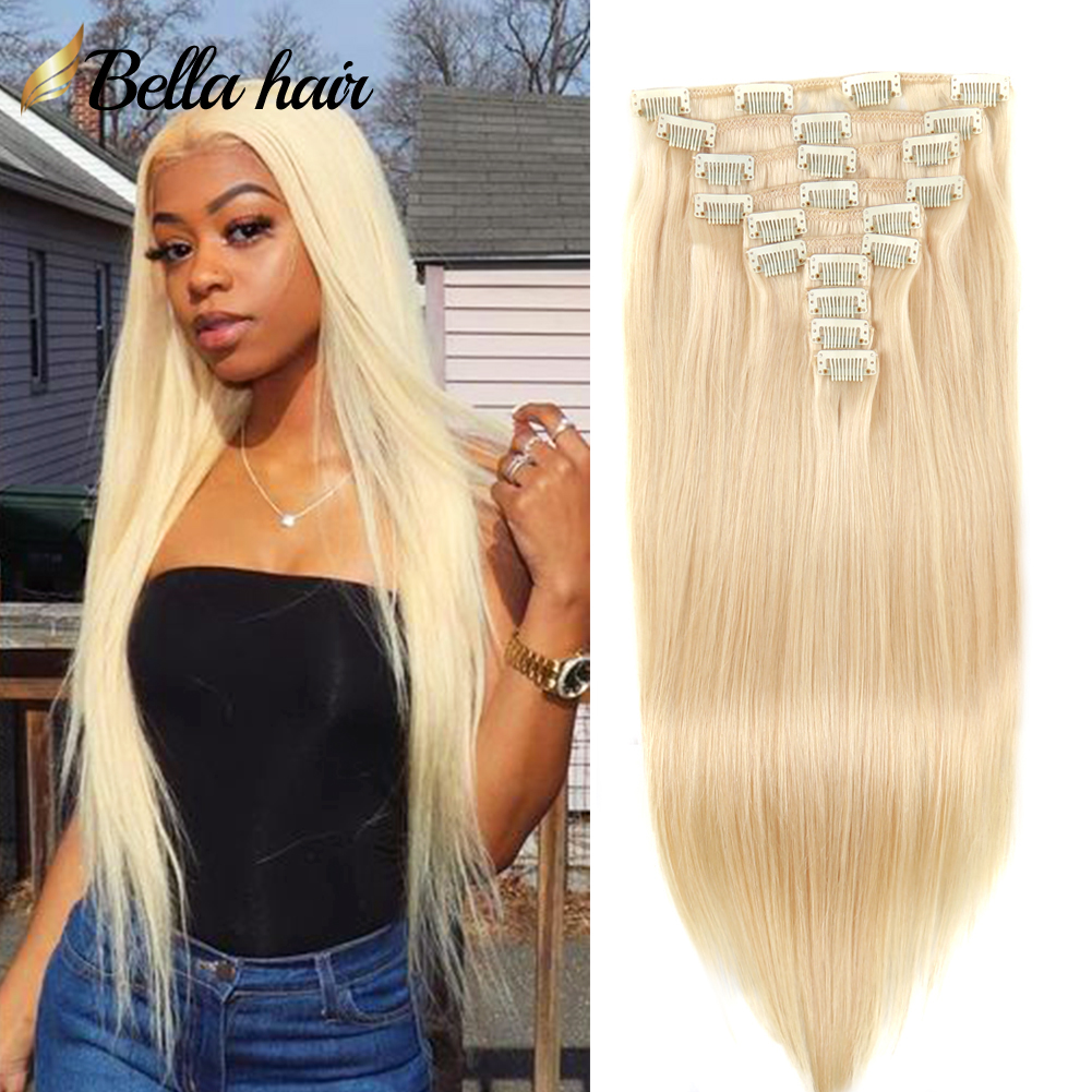 Clip in Hair Extensions 160g Bleach Blonde 100% Remy Human Hair Soft Silky Straight for Fashion Women 10pcs 21clips One Pack
Clip in Hair Extensions 160g Bleach Blonde 100% Remy Human Hair Soft Silky Straight for Fashion Women 10pcs 21clips One Pack