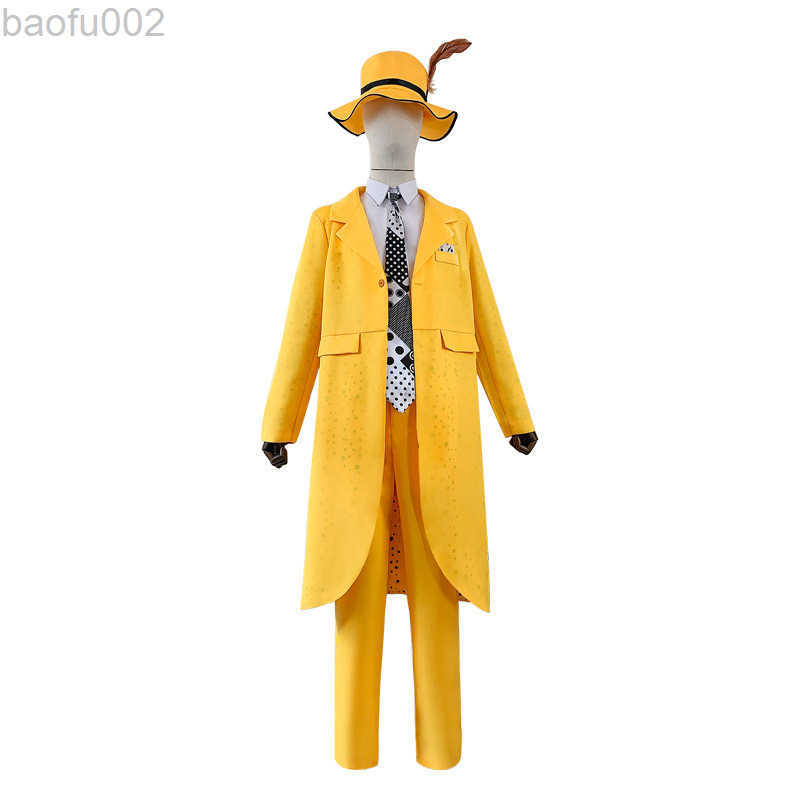 Anime Costumes The Mask Jim Cosplay Come Men Yellow Uniform Suit Outfits Christmas Halloween Carnival La Mascara Comes L220802
Anime Costumes The Mask Jim Cosplay Come Men Yellow Uniform Suit Outfits Christmas Halloween Carnival La Mascara Comes L220802
