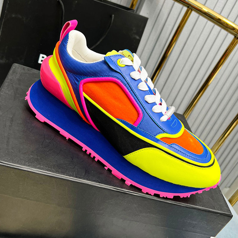 Mens RACER Collection sports Shoes Multicolor suede nylon and mesh Racer low-top sneakers Materials CALFSKIN size 35-45
Mens RACER Collection sports Shoes Multicolor suede nylon and mesh Racer low-top sneakers Materials CALFSKIN size 35-45