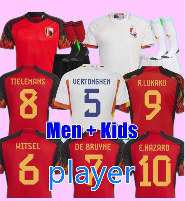 FANS player 2022 World Cup BELGIUM soccer jerseys National Team DE BRUYNE HAZARD COURTOIS LUKAKU TIELEMANS 22 23 Batshuayi Kevin men kids set Football Shirt Kits
FANS player 2022 World Cup BELGIUM soccer jerseys National Team DE BRUYNE HAZARD COURTOIS LUKAKU TIELEMANS 22 23 Batshuayi Kevin men kids set Football Shirt Kits