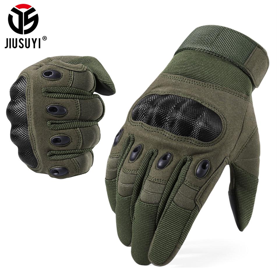 Touch Screen Tactical Gloves Army Paintball Shooting Airsoft Combat AntiSkid Hard Knuckle Full Finger Gloves Men Women 2
