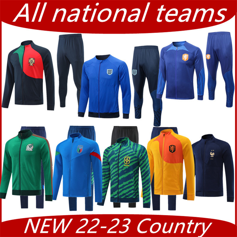 Italy 222-23 top All national team training jackets football shirt maillot MEN kit trainING suit set long Brazil Portugal England Mexico France Netherlands, Ivory
Italy 222-23 top All national team training jackets football shirt maillot MEN kit trainING suit set long Brazil Portugal England Mexico France Netherlands, Ivory