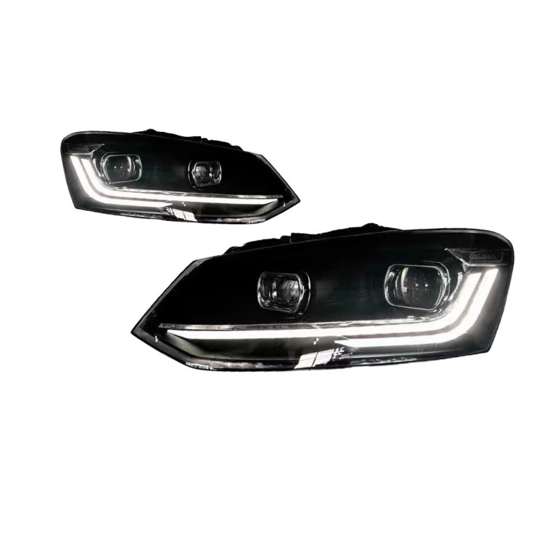 Car Headlights For VW Polo 20 11-20 18 Head Lights 2022 Style Replacement Headlight LED Low Beam Daytime Running Light