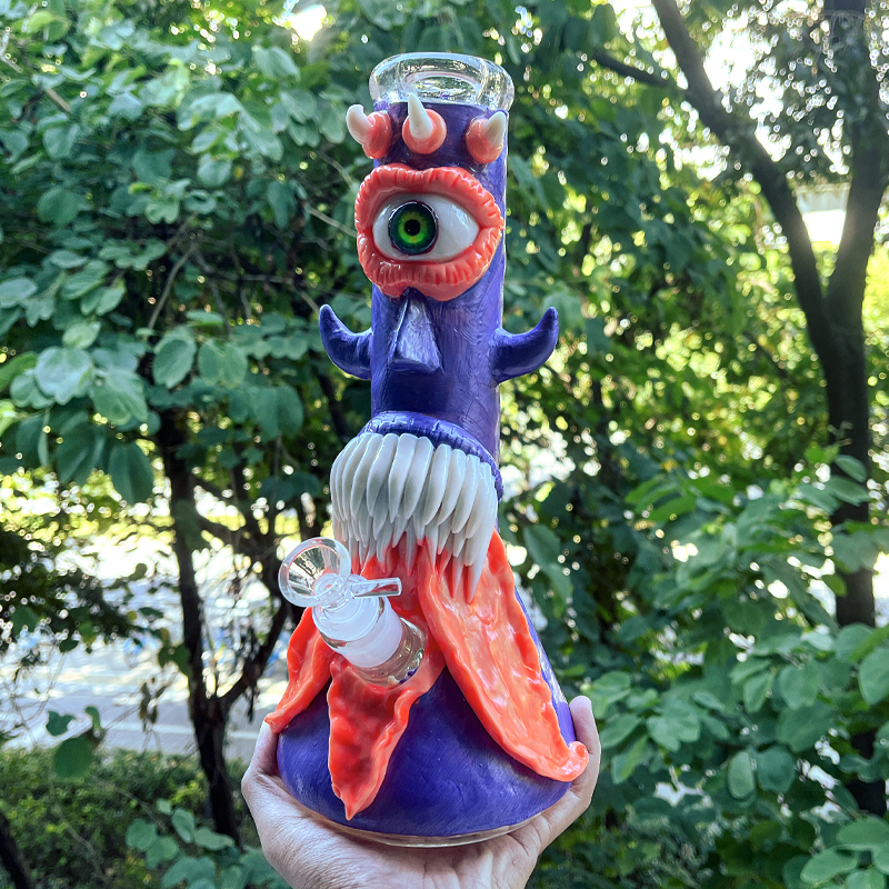 Hookah glass bong water pipe 2022 new 12.6 Inch Unique Heady Eye 3D Halloween Style bong Wholesale Price 18mm Female Joint and Downstem with Bowl
Hookah glass bong water pipe 2022 new 12.6 Inch Unique Heady Eye 3D Halloween Style bong Wholesale Price 18mm Female Joint and Downstem with Bowl