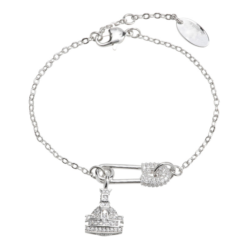 Charm Bracelets Western style Saturn women's clavicle chain vivi necklace bracelet with pin designer jewelry chain luxury heart for womens bijoux
Charm Bracelets Western style Saturn women's clavicle chain vivi necklace bracelet with pin designer jewelry chain luxury heart for womens bijoux