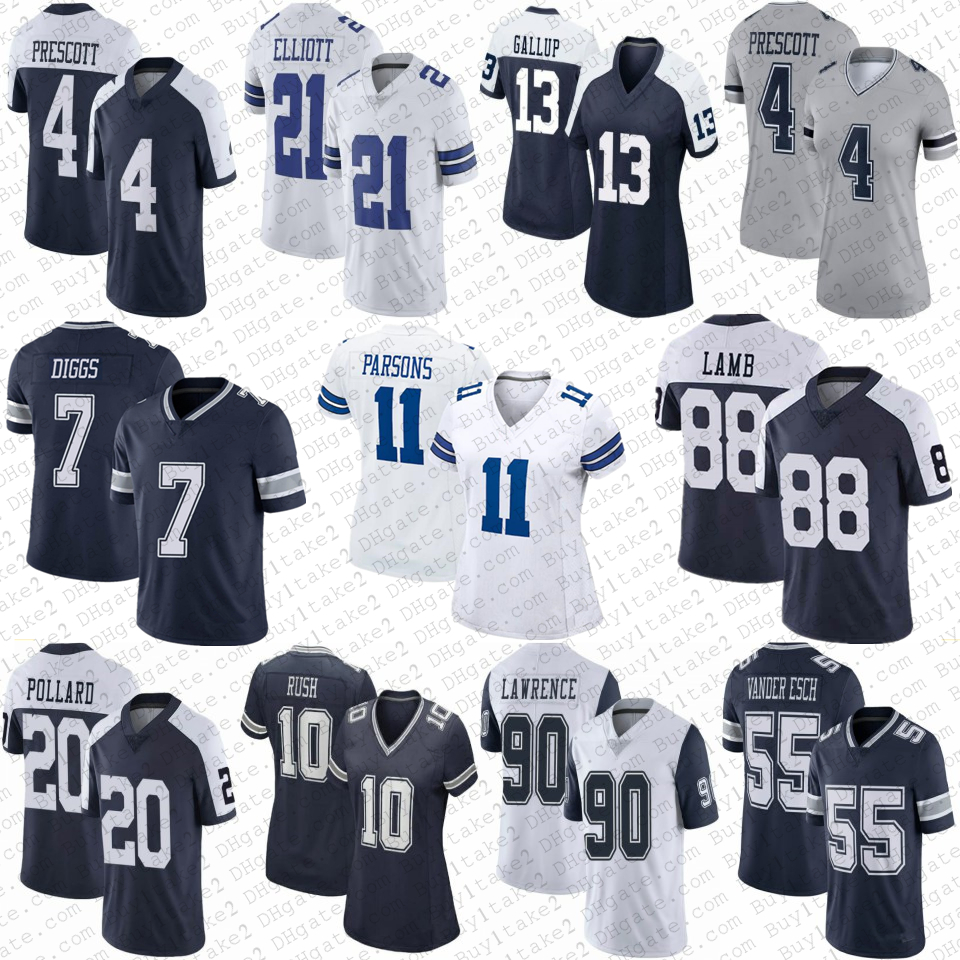 11 Micah Parsons Dak Prescott Custom Cowboyes Football Jerseys CeeDee Lamb Ezekiel Elliott Trevon Diggs Tony Romo Tony Pollard Emmitt Smith, Youth
11 Micah Parsons Dak Prescott Custom Cowboyes Football Jerseys CeeDee Lamb Ezekiel Elliott Trevon Diggs Tony Romo Tony Pollard Emmitt Smith, Youth