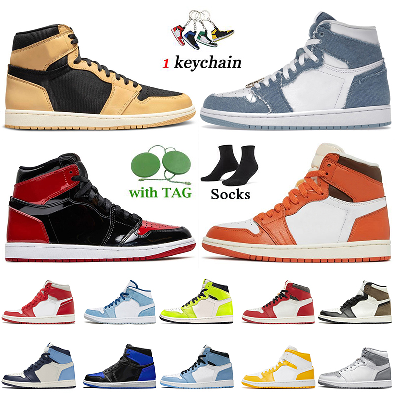 Fashion Jumpman 1 1s High Og Basketball Shoes Starfish Heirloom Lost Found Stealth Retro Sneakers Wolf Grey Denim Mid French Blue University, A52 wolf grey aluminum 36-46
Fashion Jumpman 1 1s High Og Basketball Shoes Starfish Heirloom Lost Found Stealth Retro Sneakers Wolf Grey Denim Mid French Blue University, A52 wolf grey aluminum 36-46